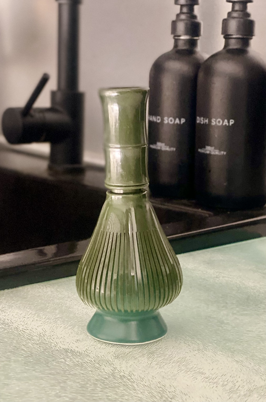 Chasen Révolution Matcha – Plastique vert matcha & support