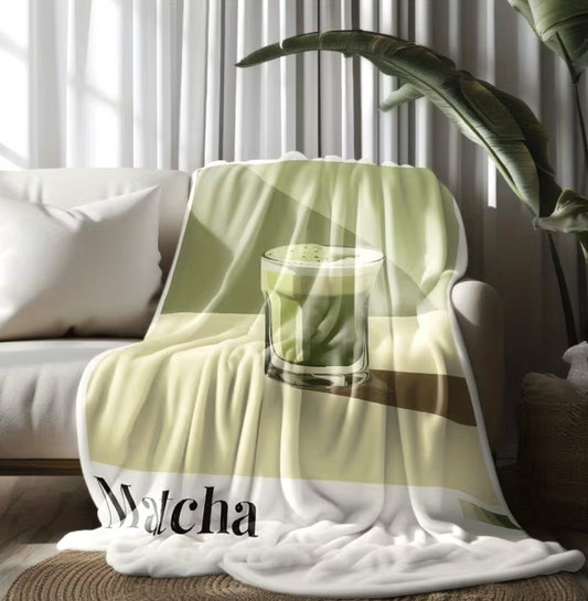 Plaid MATCHA – 100×150 cm – Ultra Doux & Cocooning