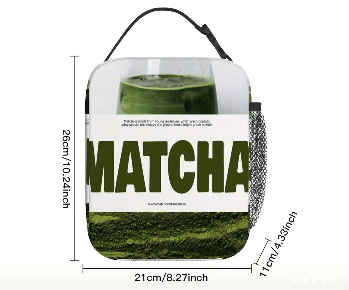 Lunch Box Isotherme MATCHA – Grande capacité & design premium