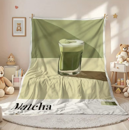 Plaid MATCHA – 100×150 cm – Ultra Doux & Cocooning