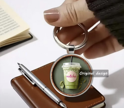 Porte-Clé MATCHA – Design Original Matcha Lovers