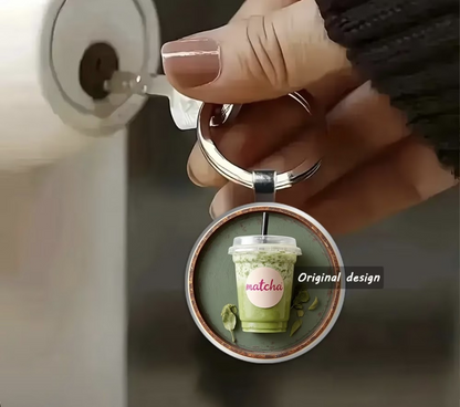 Porte-Clé MATCHA – Design Original Matcha Lovers