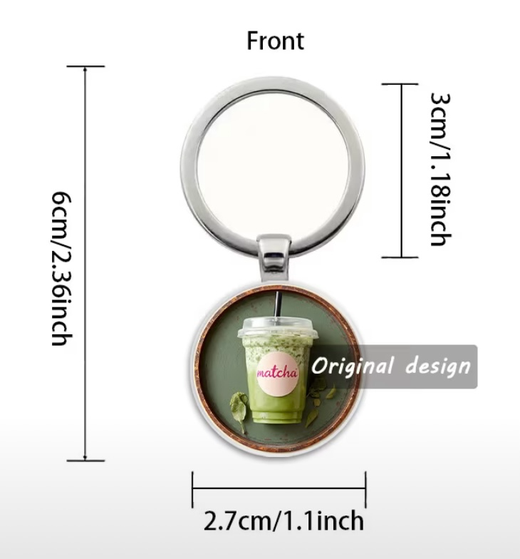 Porte-Clé MATCHA – Design Original Matcha Lovers