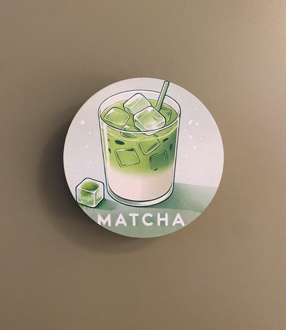 Set de 6 dessous de verre Matcha