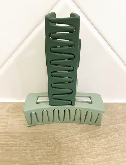 Set de 2 pinces à cheveux – Vert matcha